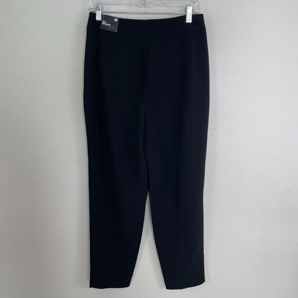 NEW Express Womens 8R Black Pleated Ankle Super High Rise Pants Career Office - Picture 8 of 11